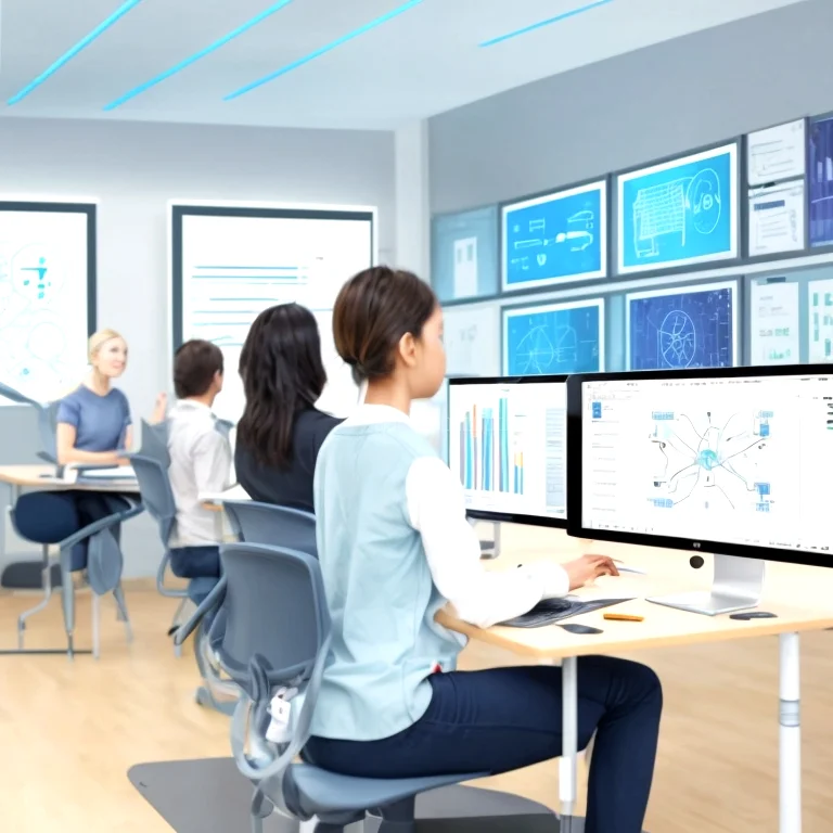 AI Training Illustration